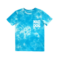 MAD DOG BOYS TEE TIEDYE BLUE